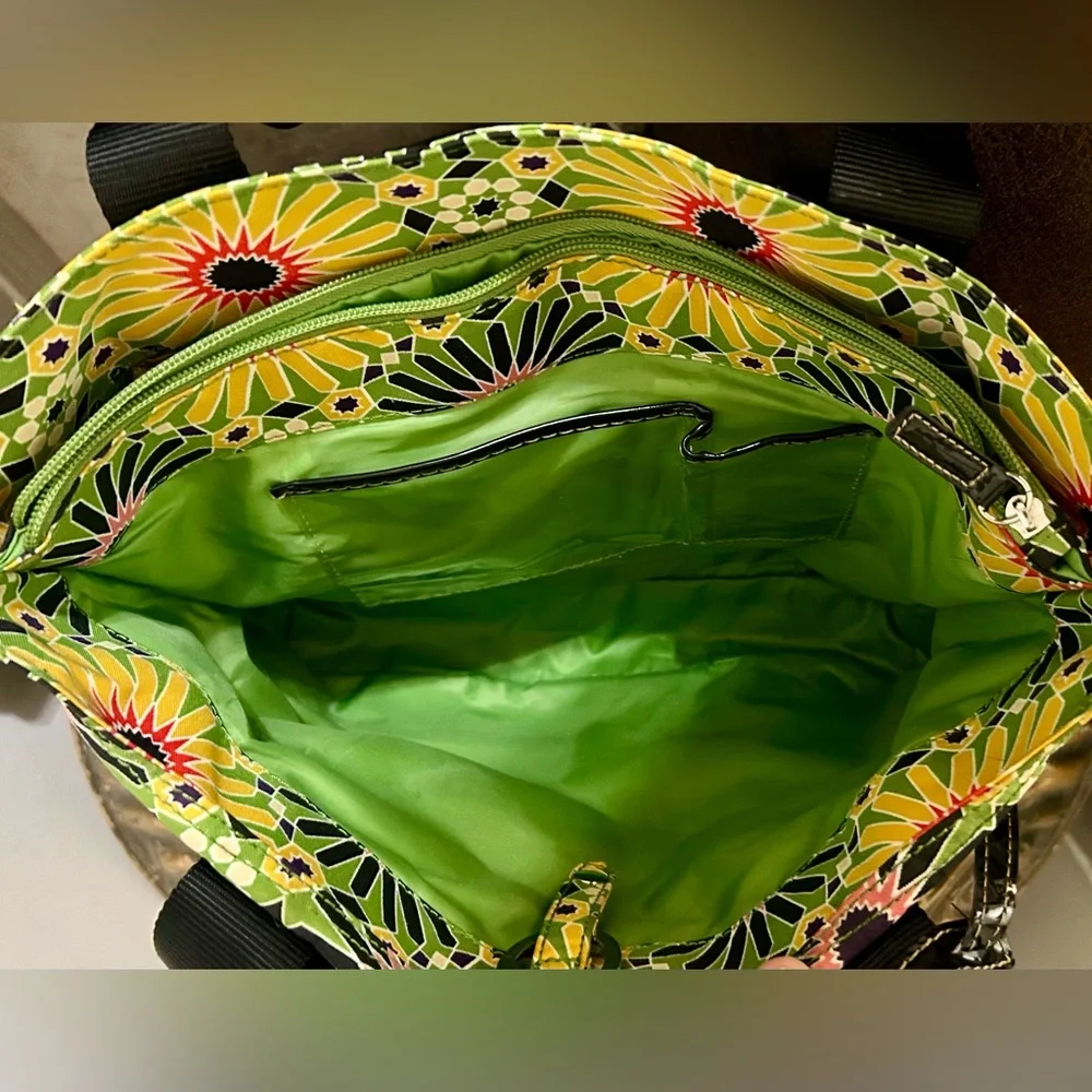 Franco Sarto Vibrant Floral Tote - Black, Yellow, Green *NWOT - Picture 13 of 16